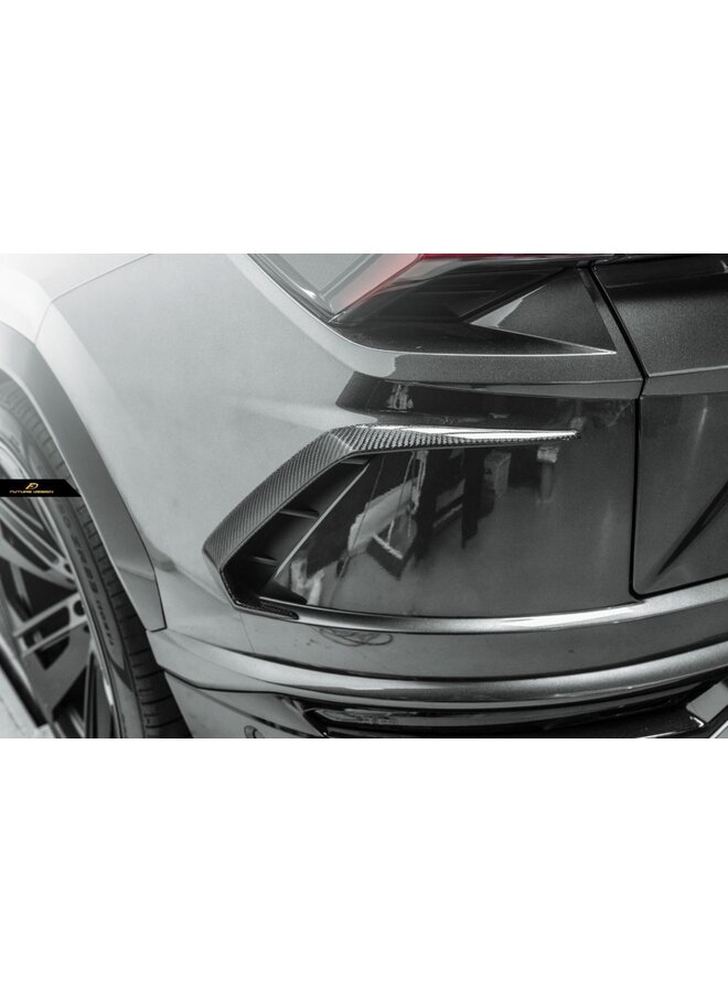 Canards de parachoques trasero de carbono Lamborghini Urus