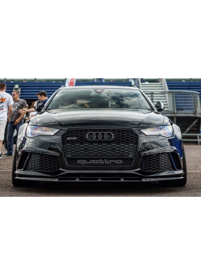 Lábio dianteiro Audi RS6 C7 Carbono