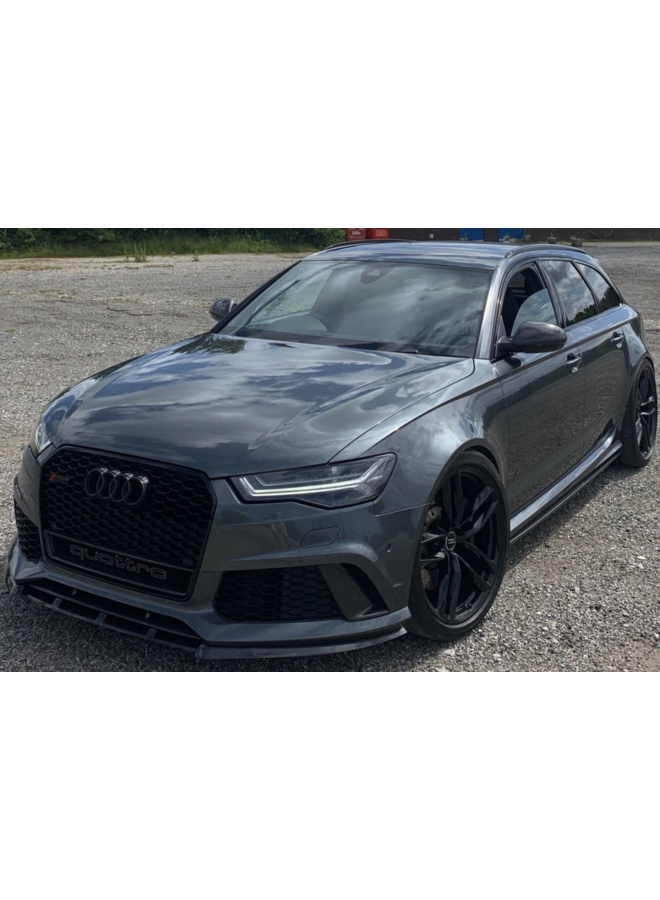 Lábio dianteiro Audi RS6 C7 Carbono