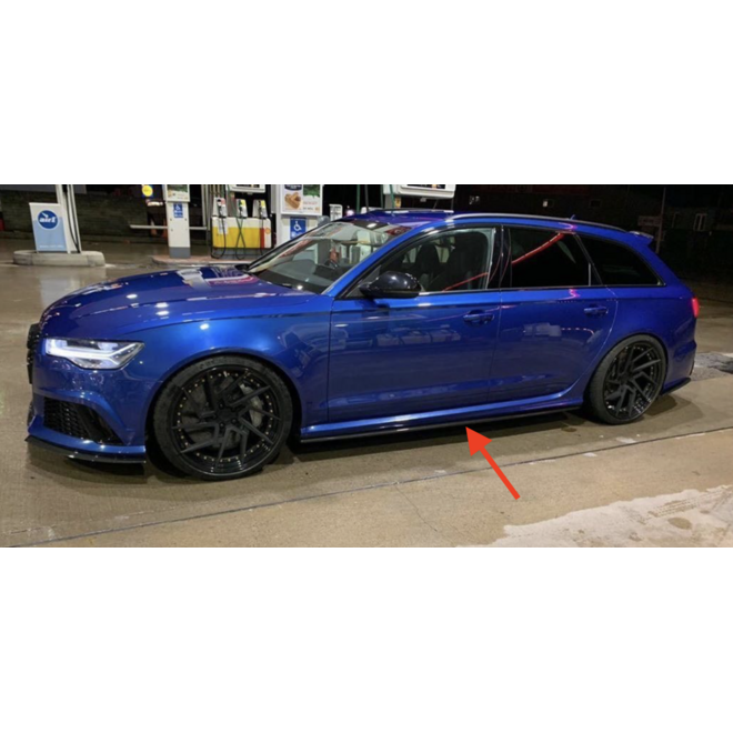 Faldones laterales de carbono Audi RS6 C7