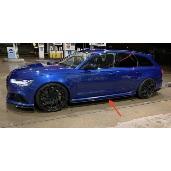 Jupes latérales carbone Audi RS6 C7