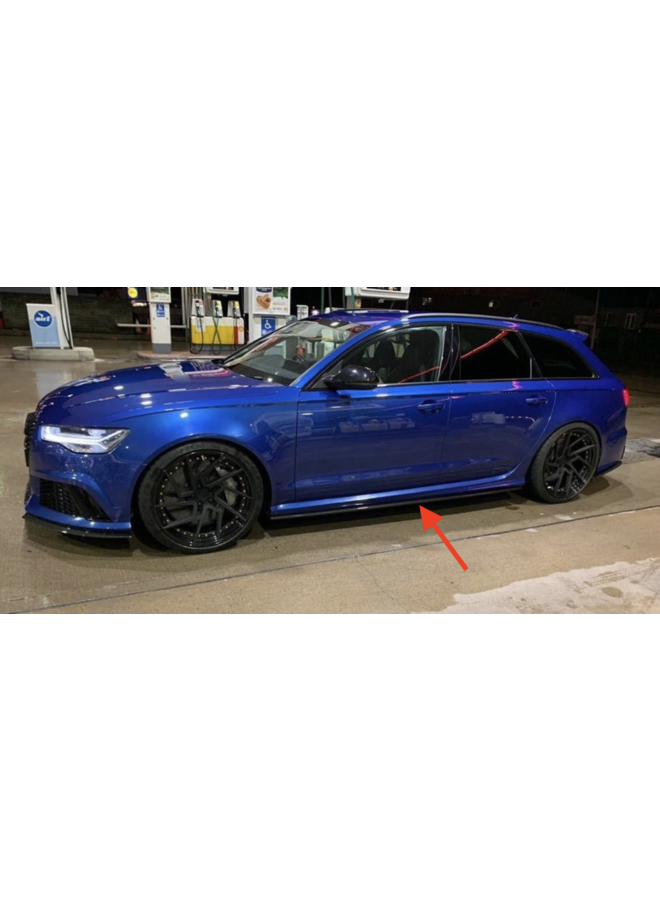 Carbon side skirts Audi RS6 C7