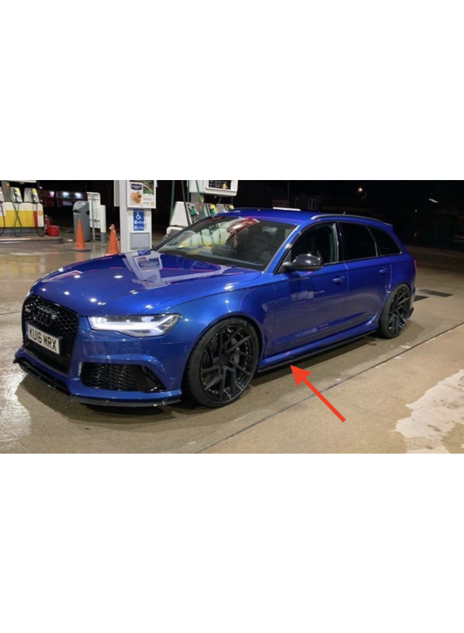 Minigonne laterali in carbonio Audi RS6 C7