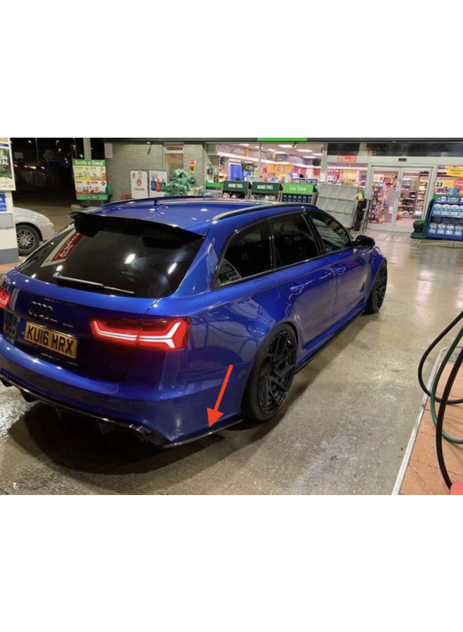 Audi RS6 C7 Carbon achterbumper skirts