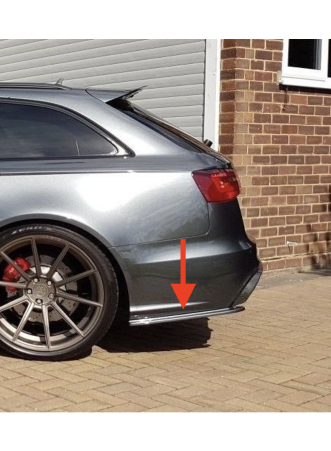 Audi RS6 C7 Carbon rear bumper skirts