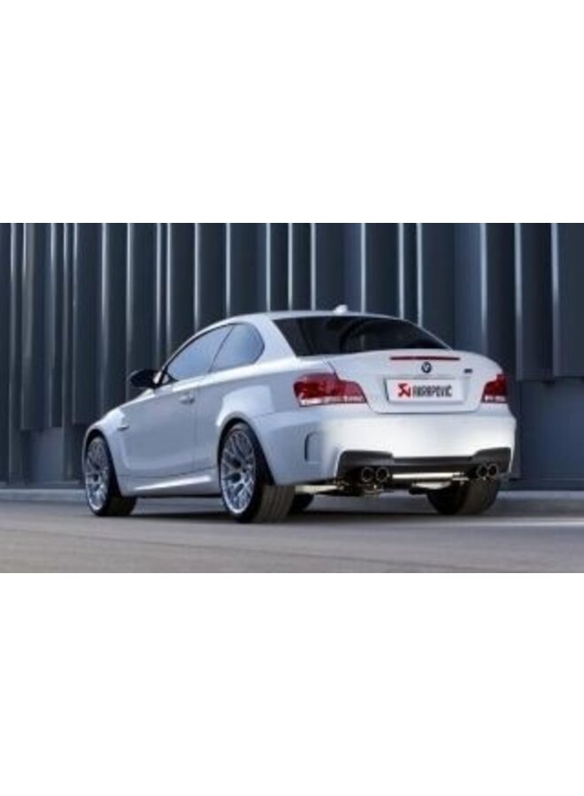 BMW E82 1M Impianto di scarico Akrapovic Titanium Evolution Line