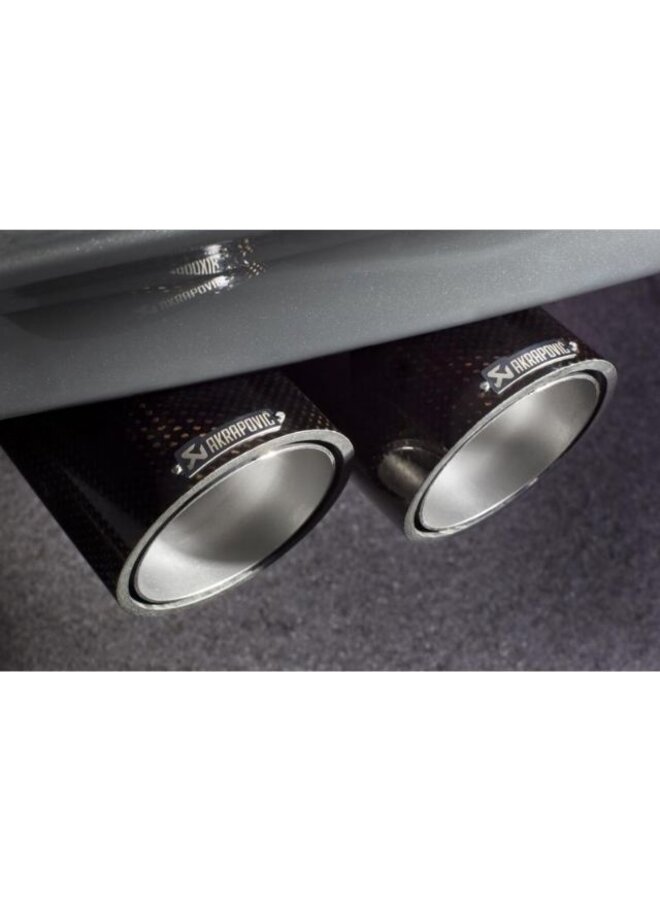 BMW E82 1M Akrapovic titanium evolution line uitlaatsysteem