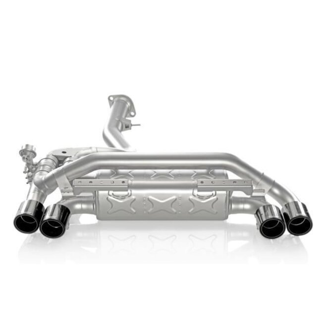 Sistema de escapamento de titânio BMW E82 1M Akrapovic (excluindo pontas finais)