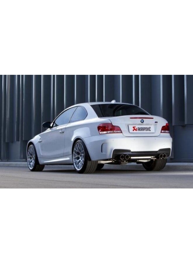 BMW E82 1M Akrapovic titanium slip-on-line exhaust system (excl end tips)