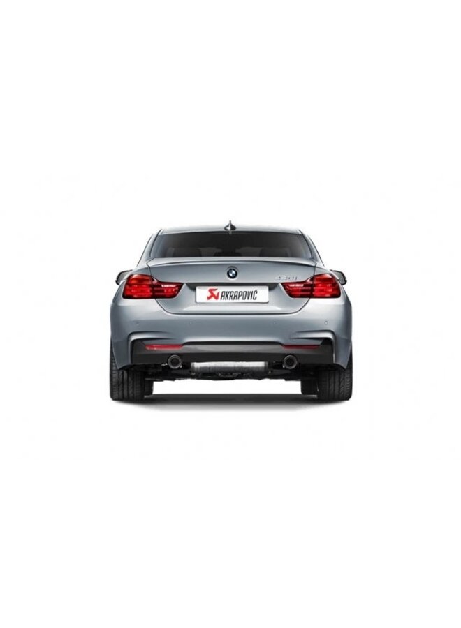 BMW F30 / F31 / F32 / F33 340i Sistema de escape Akrapovic línea evolución titanio