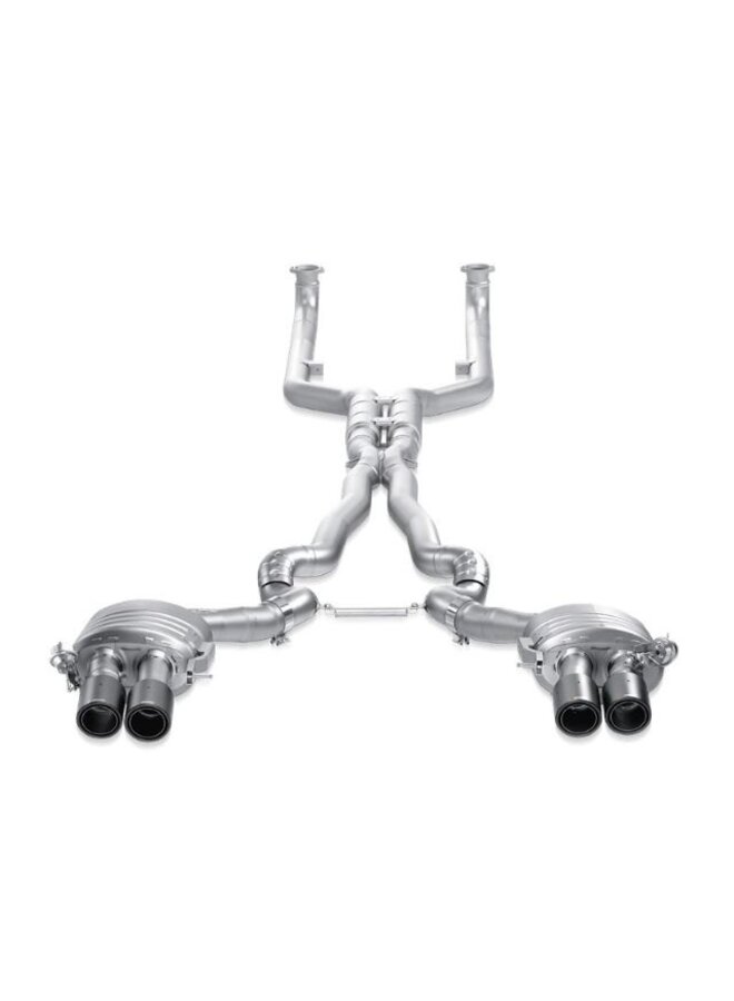 Système d'échappement ligne évolution titane Akrapovic BMW F06 M6 Gran Coupé