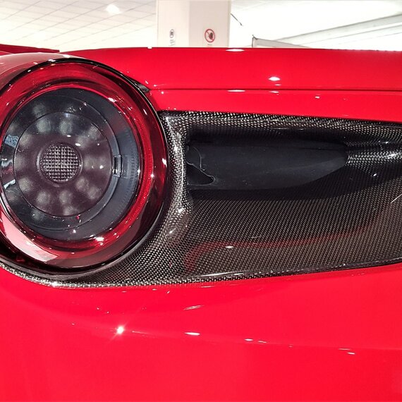 Couvercles D'Admission D'Air En Fibre De Carbone Sec Pour Ferrari 488 GTB/Spider - Neuf