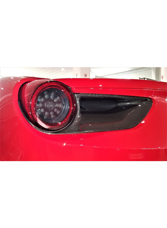 Ferrari 488 GTB Carbon achterlamp behuizing