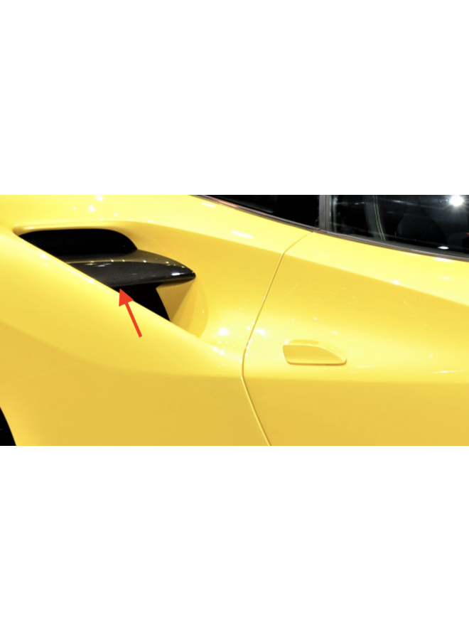 Ferrari 488 GTB Carbon air scoop