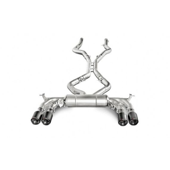Sistema de escape de titanio Akrapovic para BMW F86 X6M