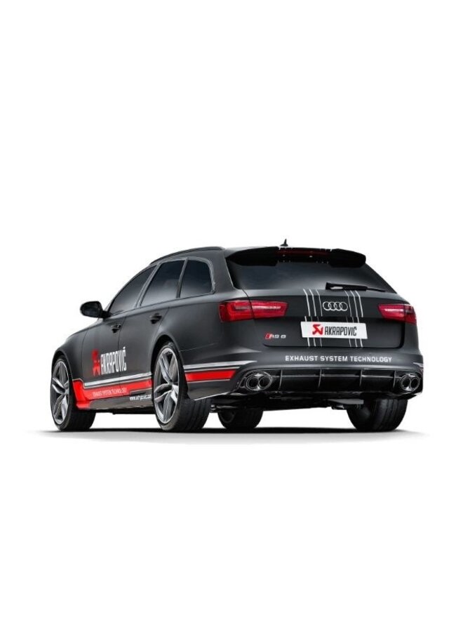 Système d'échappement Audi C7 RS6 Avant Akrapovic Titanium Evolution Line