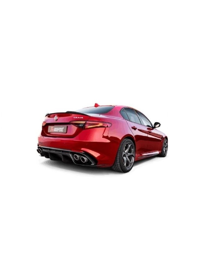 Alfa Romeo Giulia Quadrifoglio Akrapovic Titanium Evolution Line Abgasanlage