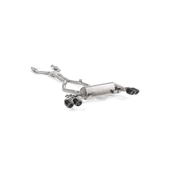 Alfa Romeo Giulia Quadrifoglio Akrapovic titanium uitlaatsysteem