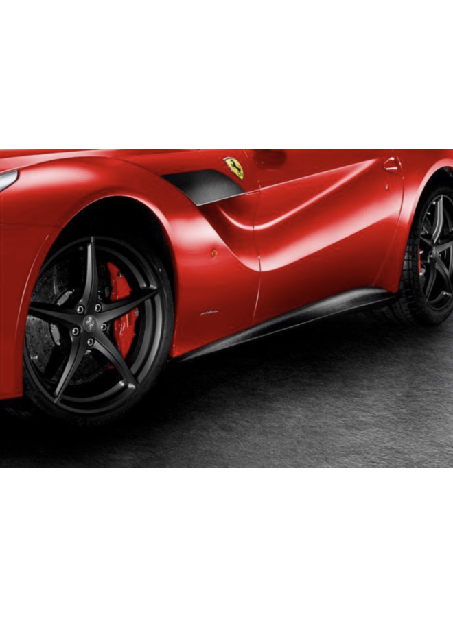 Jupes latérales Ferrari F12 Carbone