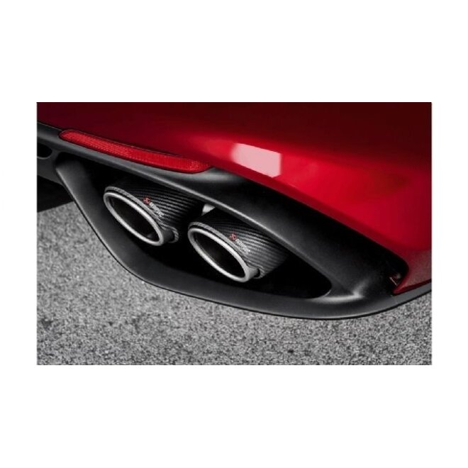 Jeu de tuyaux de liaison en titane Alfa Romeo Giulia Quadrifoglio Akrapovic