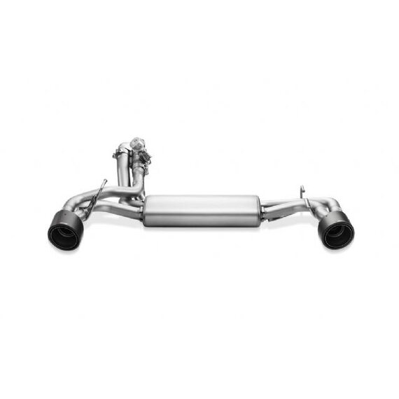 Fiat Abarth 500 / 500C Akrapovic uitlaatsysteem slip-on exclusief eindtips