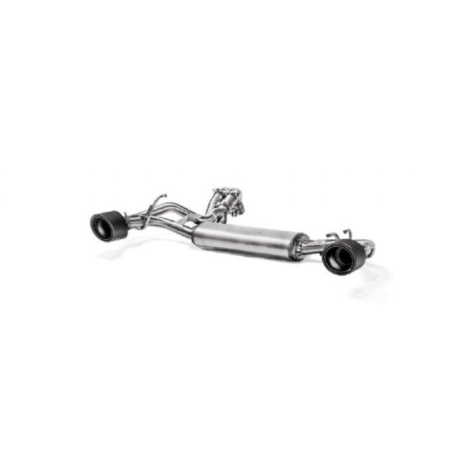 Fiat Abarth 595 / 595C Système d'échappement Akrapovic en acier inoxydable sans embouts