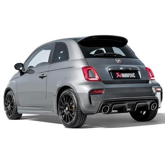 Fiat Abarth 595/595C Akrapovic link pipe with valve