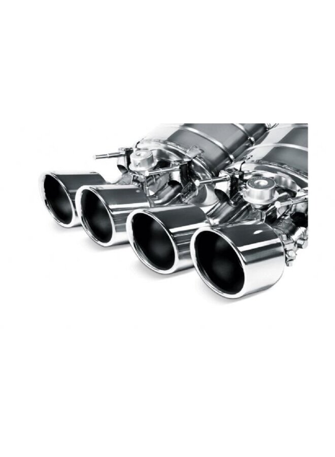 Conjunto de tubos de cauda de titânio Corvette Z06/ZR1 C6 Akrapovic (diâmetro 115 mm)