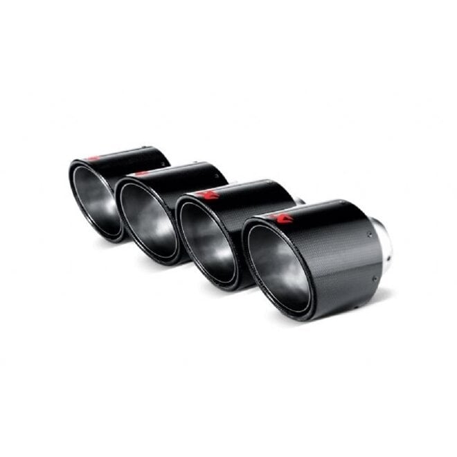 Corvette Z06 / ZR1 C6 Akrapovic Carbon-Endspitzen (Durchmesser 125 mm)