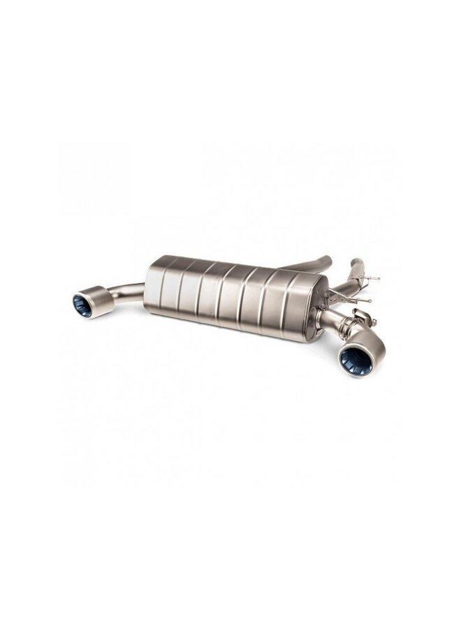 Akrapovic titanium slip on exhaust system Toyota Supra A90