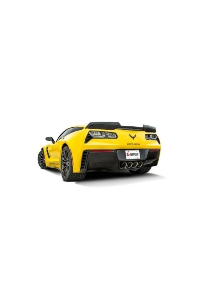 Chevrolet Corvette z06 / Stingray C7 Akrapovic titanium slip-on-line uitlaatsysteem