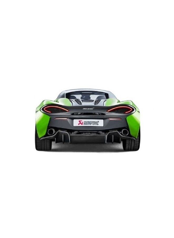 McLaren 540C / 570S / Spider / 570GT Akrapovic titanium slip-on-line exhaust system