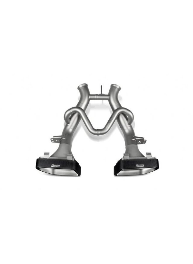 McLaren 650S / 650S spider Impianto di scarico slip-on Akrapovic in titanio