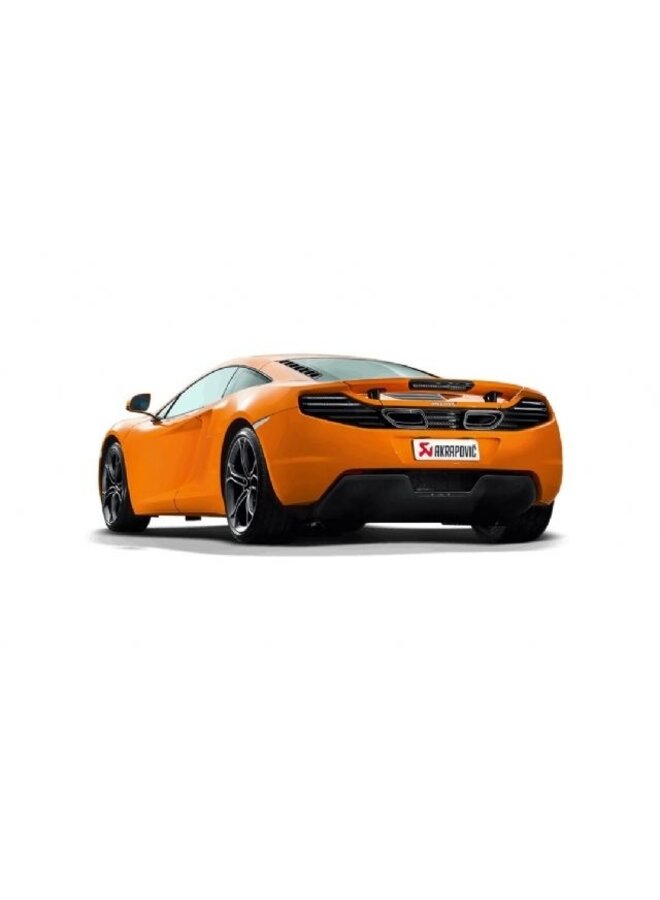 McLaren 12C / 12C Spider Akrapovic titanium slip-on uitlaatsysteem