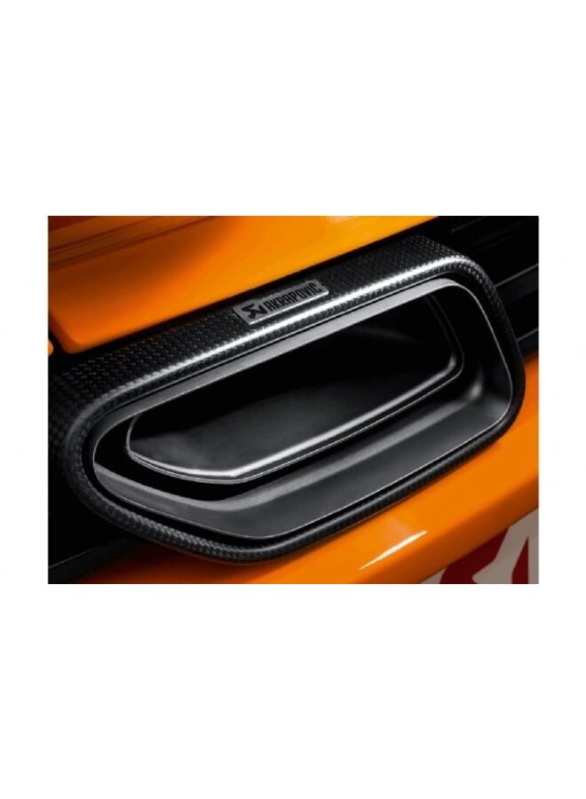 Impianto di scarico slip-on in titanio McLaren 12C / 12C Spider Akrapovic