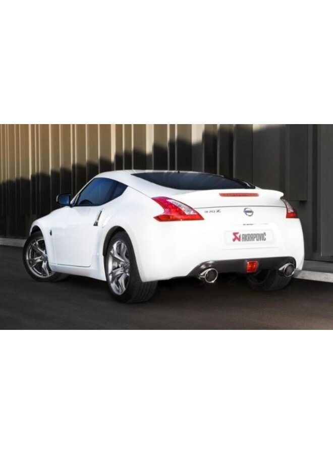 Nissan 370Z Akrapovic Slip-on Line exhaust system stainless steel excl. end tips