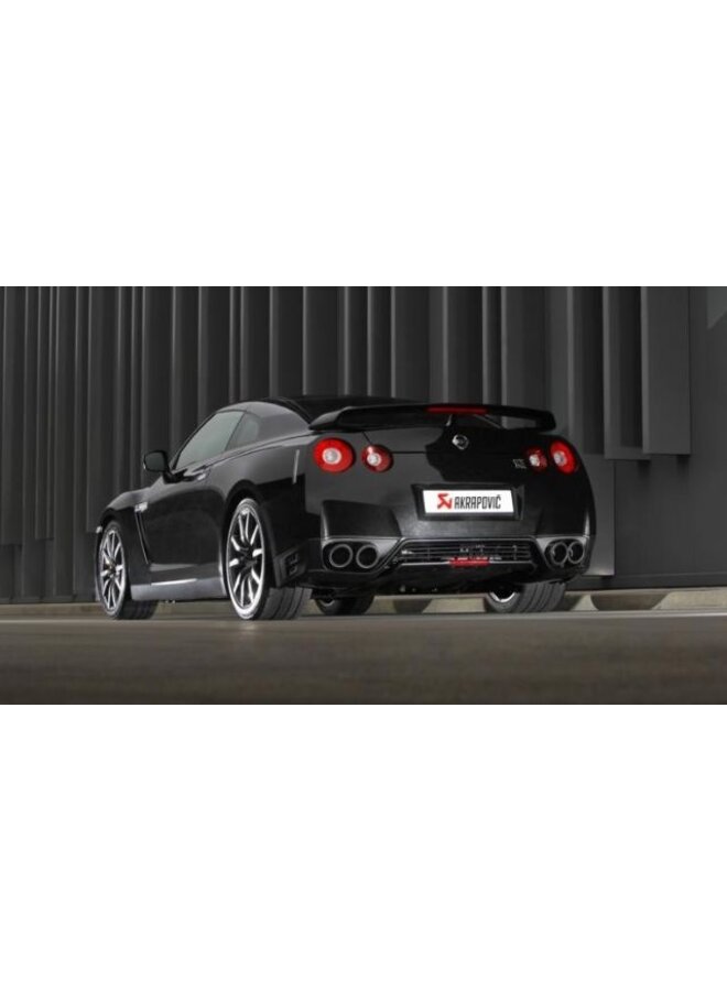 Sistema de escape de titanio Nissan GT-R R35 Akrapovic Slip-on Line