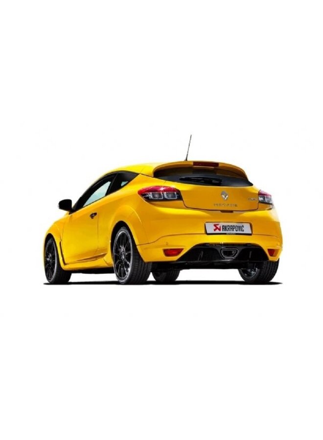 Renault Mégane Coupé RS Akrapovic Evolution Line sistema de escape de titanio