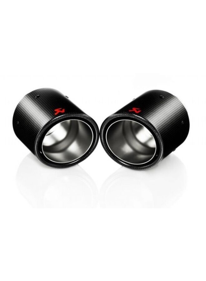 Pontas finais de carbono Volkswagen Golf VI GTI / GTD / TSI 1.4 / 1.8 Akrapovic