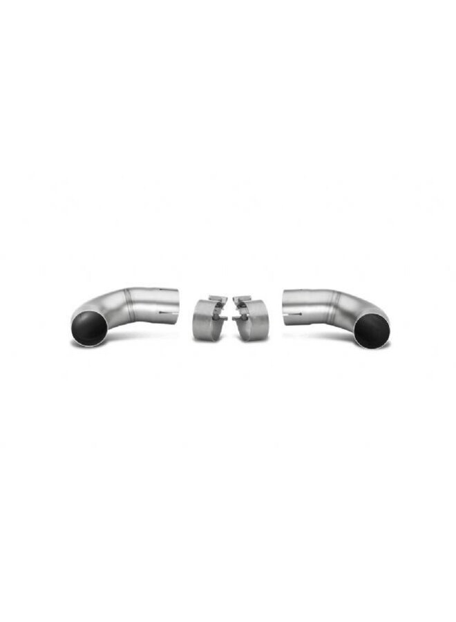 Conjunto de tubos de ligação Volkswagen Golf VI GTI Akrapovic em aço inoxidável (exaustão padrão)