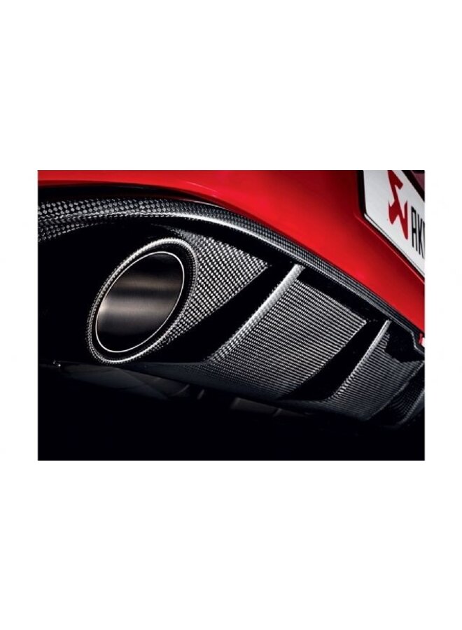 Sistema de escapamento Slip-on Line de titânio Volkswagen Golf VII GTI Akrapovic