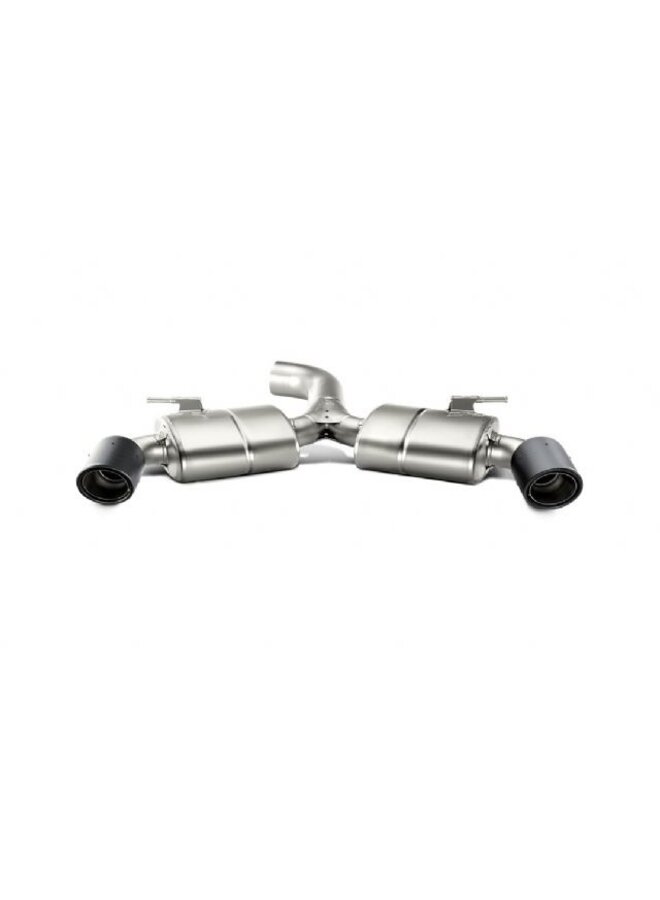 Impianto di scarico Slip-on Race Line Akrapovic per Volkswagen Golf VII GTI in titanio