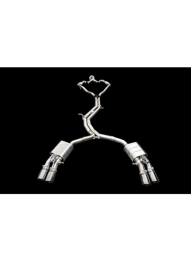 Audi A4 S4 B9 IPE F1 exhaust system