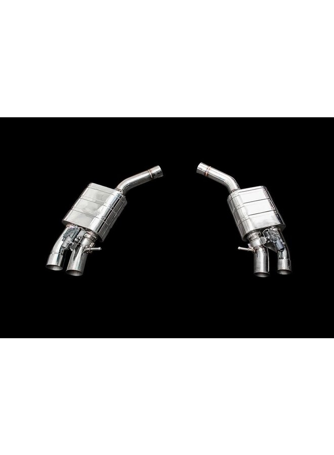 Audi A4 S4 B9 IPE F1 performance line exhaust muffler