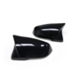 Glänzend schwarze Spiegelabdeckungen im M-Stil für den BMW 1er F40