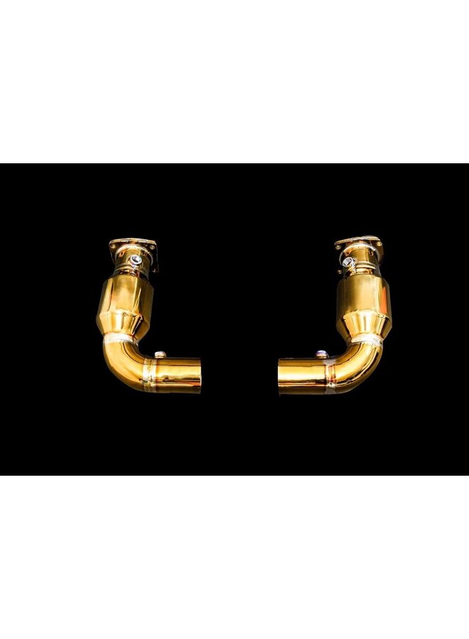 Impianto di scarico Porsche 991 Turbo (S) IPE in titanio