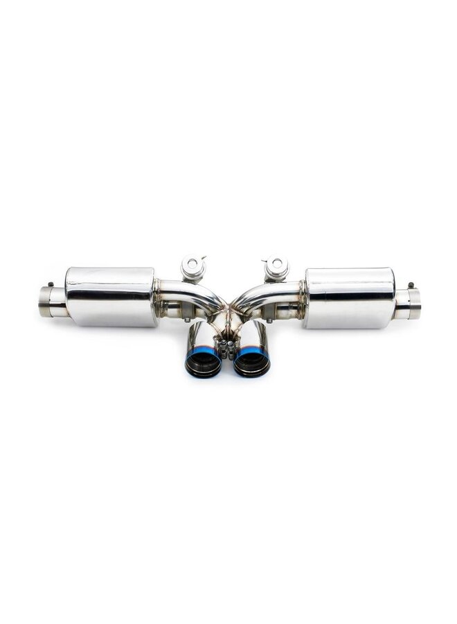 Porsche 997 GT3 IPE F1 performance line exhaust mufflers