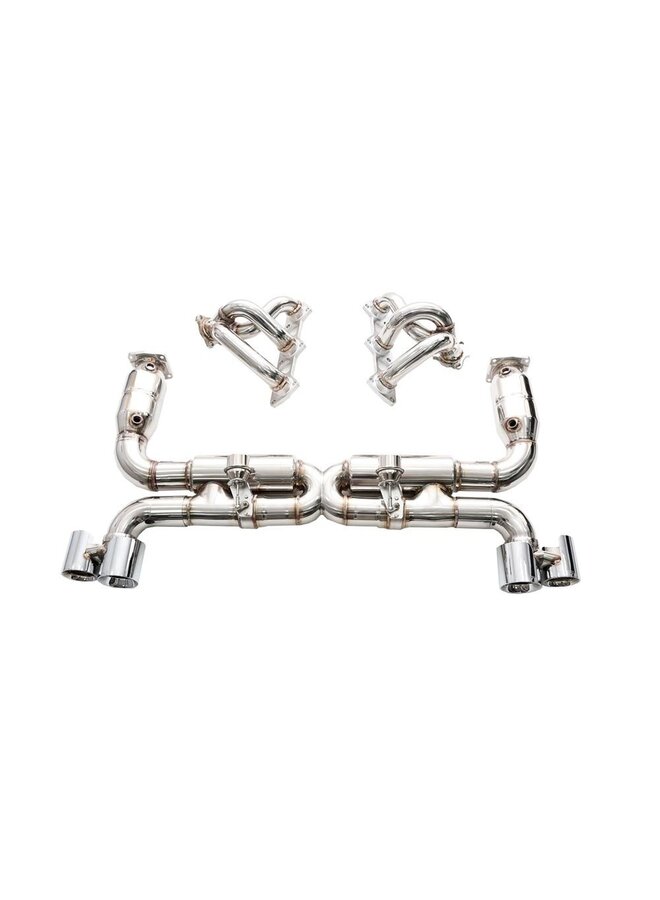 Porsche 997 Turbo IPE F1 performance line exhaust system