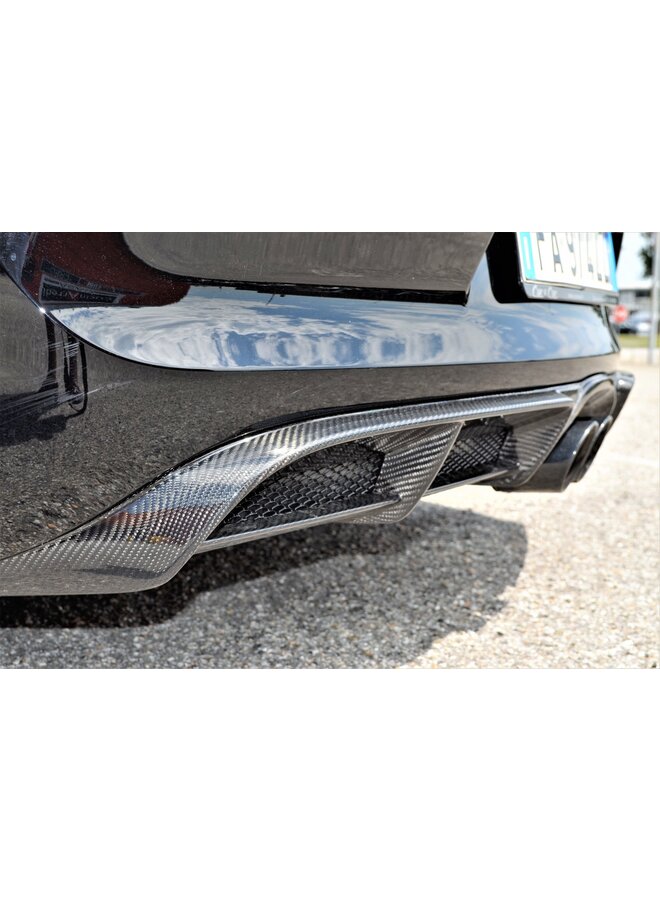 Diffusore in carbonio per Porsche 981 Cayman GT4