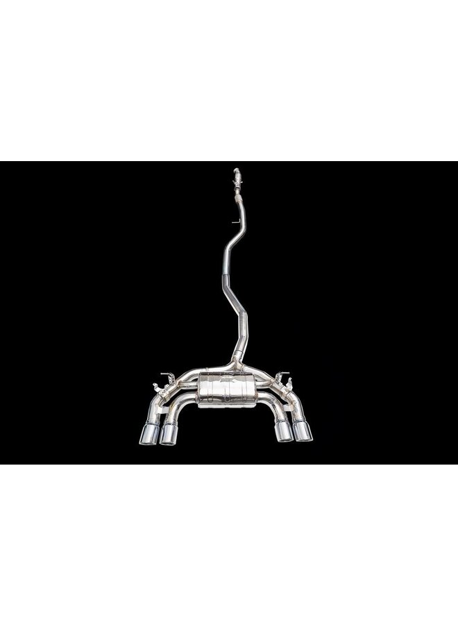 BMW M2 F87 IPE F1 exhaust system